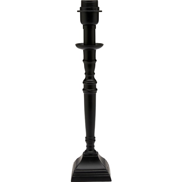 Salong Lampfot Matt Svart 42cm