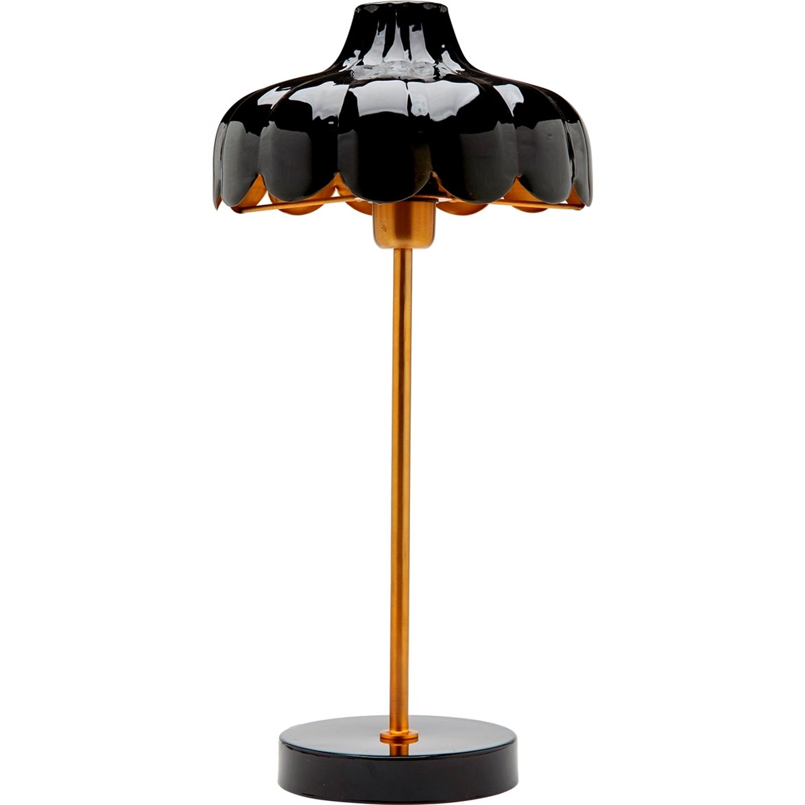 PR Home Wells bordslampa Svart/guld 50cm | Inomhusbelysning - Bordslampor - Bordslampor Interiör | Lampspecialisterna