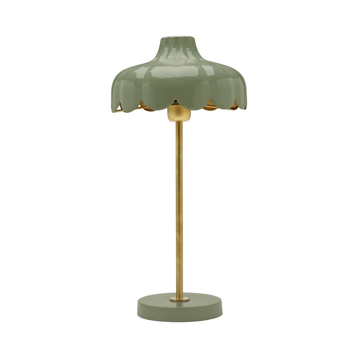 PR Home Wells bordslampa Mossa/guld 50cm | Inomhusbelysning - Bordslampor - Bordslampor Interiör | Lampspecialisterna