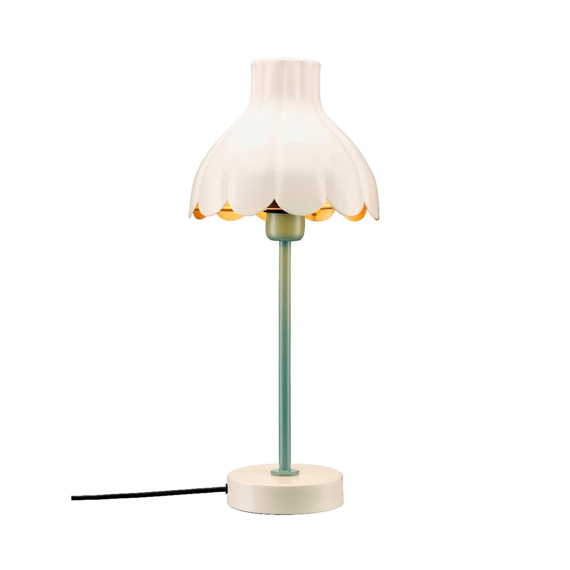 PR Home Wera bordslampa Offwhite/gr&ouml;n 47cm