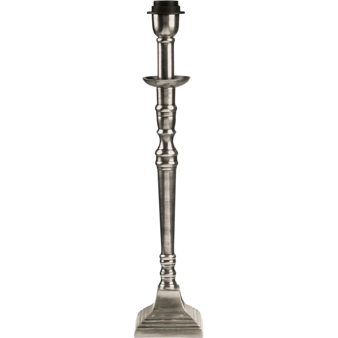 PR Home Salong lampfot, antiksilver 33cm