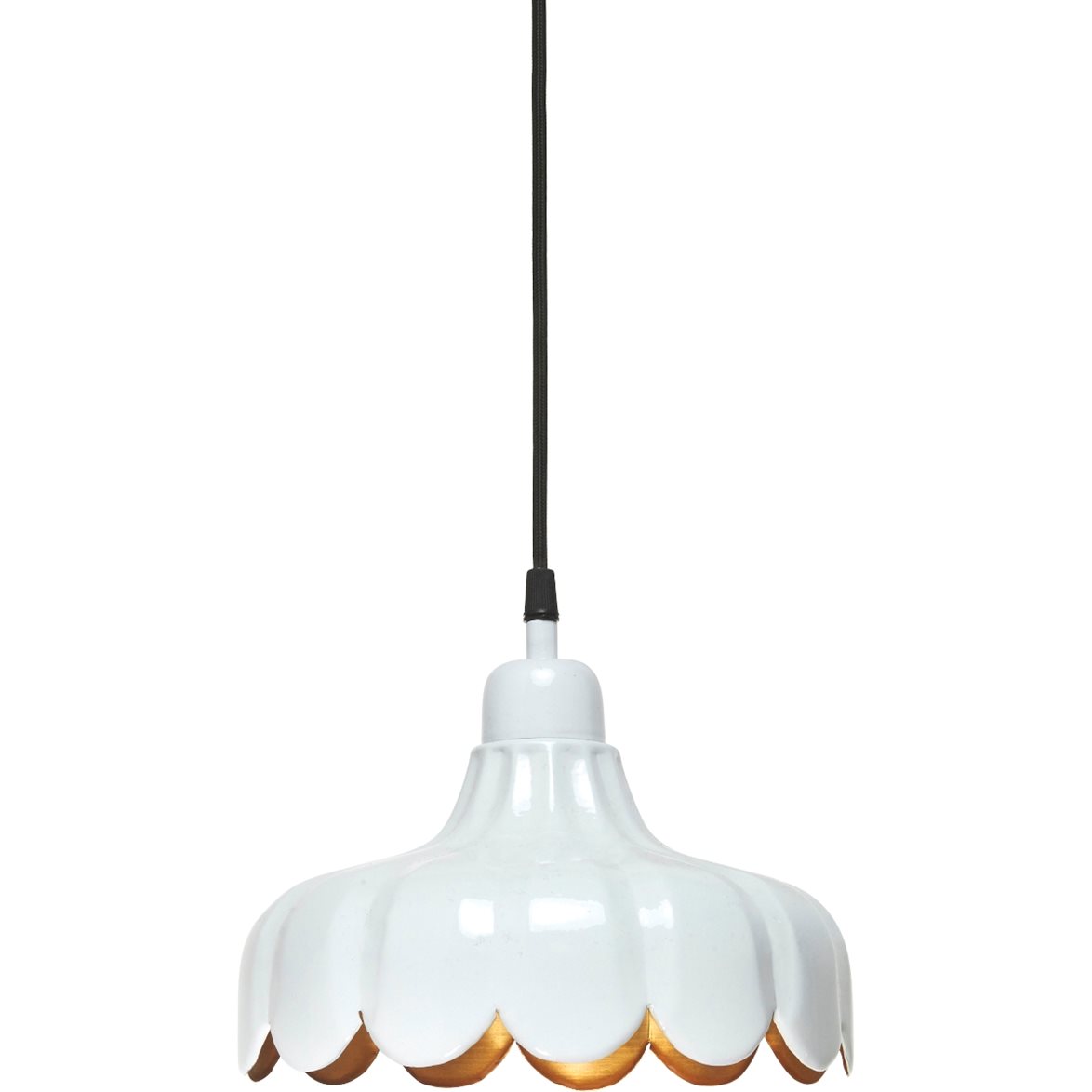PR Home Wells tak/fönsterlam Vit/guld 24cm | Inomhusbelysning - Taklampor - Taklampor hängande | Lampspecialisterna