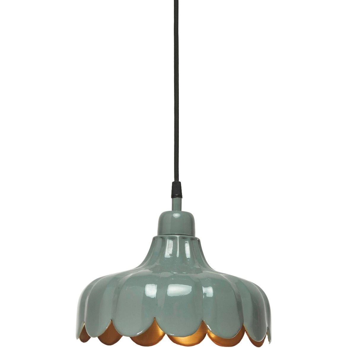 PR Home Wells tak/fönsterlam Grön/guld 24cm | Inomhusbelysning - Taklampor - Taklampor hängande | Lampspecialisterna