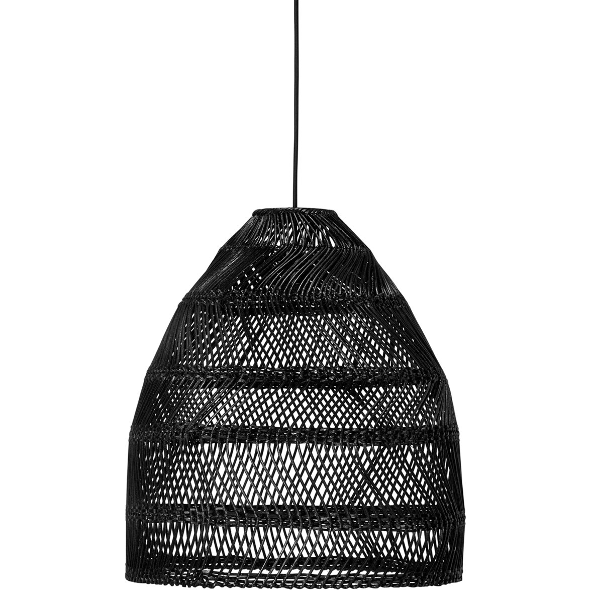 PR Home Maja Taklampa Wicker Black 45cm | Inomhusbelysning - Taklampor - Taklampor hängande | Lampspecialisterna
