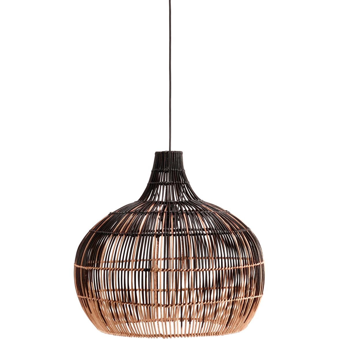 PR Home Martha Taklampa Natur/svart 50cm | Inomhusbelysning - Taklampor - Taklampor hängande | Lampspecialisterna