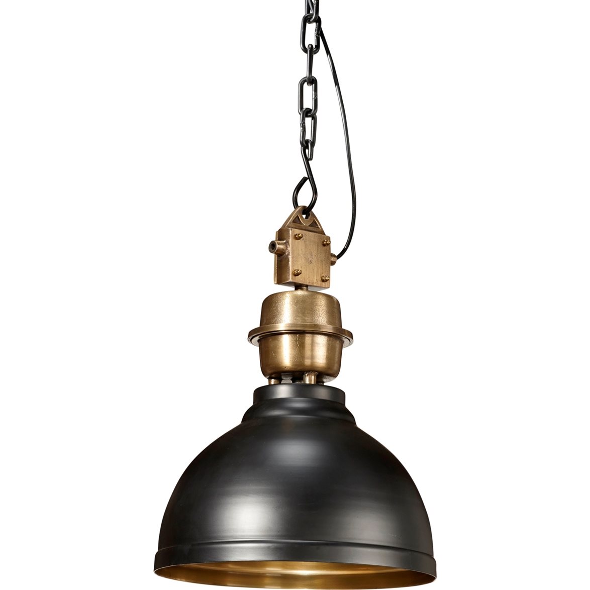 PR Home Manchester Taklampa Svart/Mässing 35cm | Inomhusbelysning - Taklampor - Taklampor hängande | Lampspecialisterna