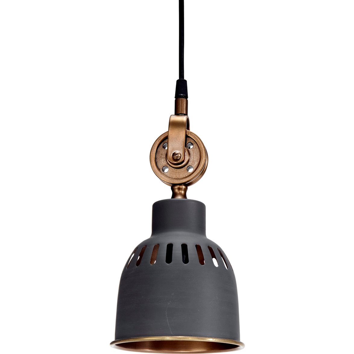 PR Home Cleveland Taklampa JakoGrå/Mässing 14cm