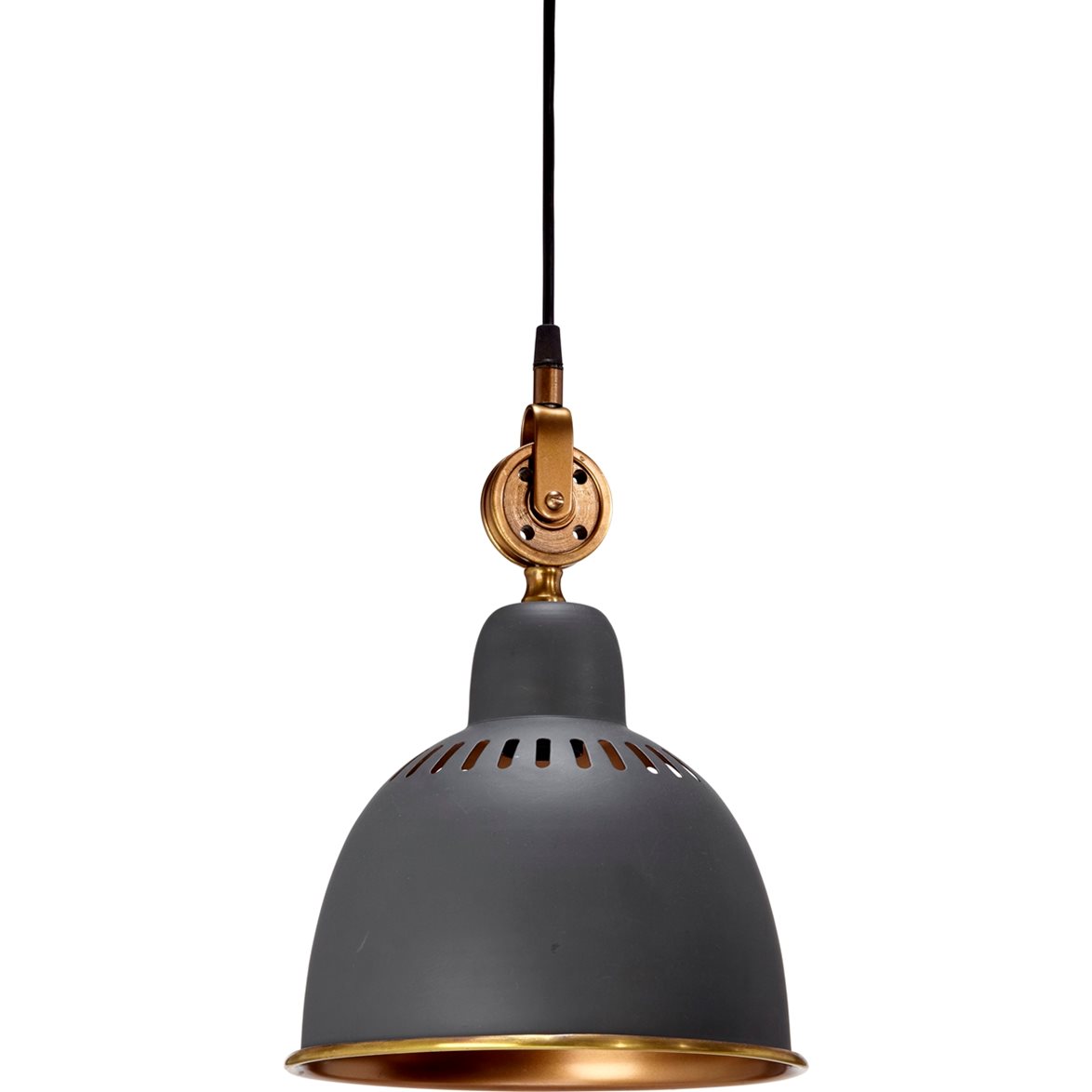 PR Home Cleveland Taklampa JakoGrå/Mässing 23cm