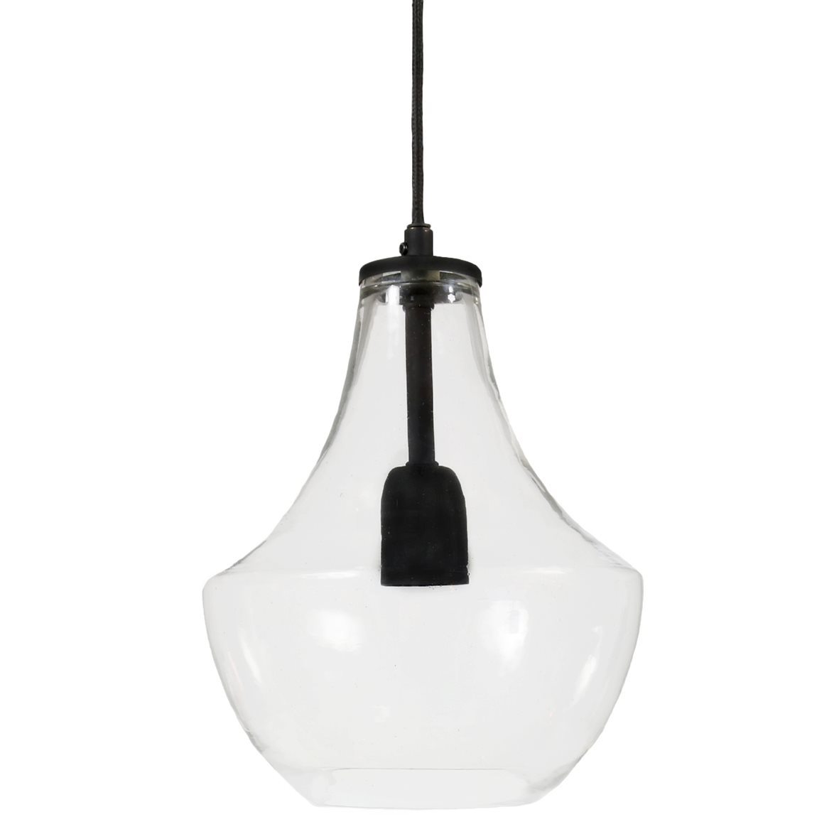 PR Home Hamilton Taklampa Clear/black 21cm