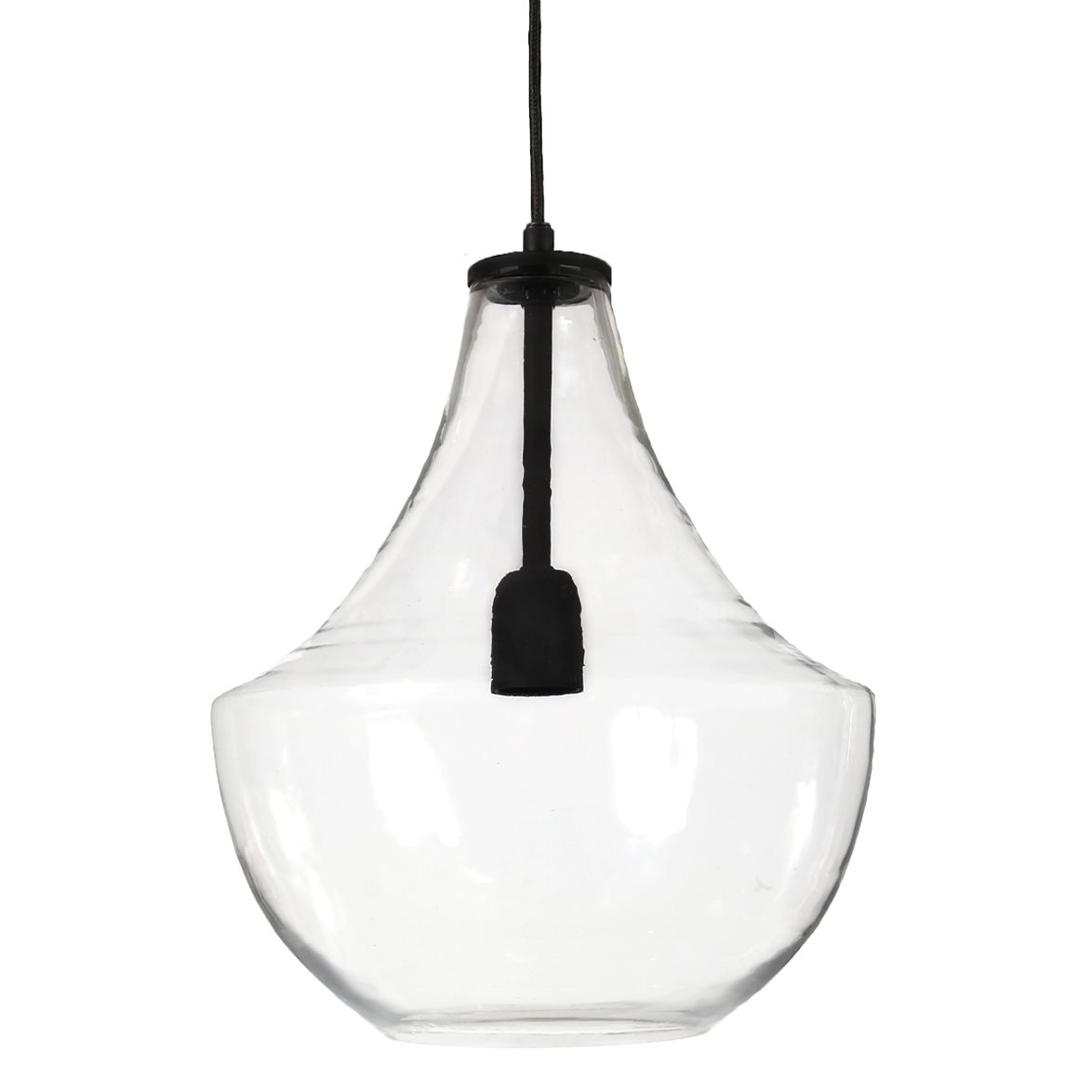 PR Home Hamilton Taklampa Clear/black 30cm | Inomhusbelysning - Taklampor - Taklampor hängande | Lampspecialisterna