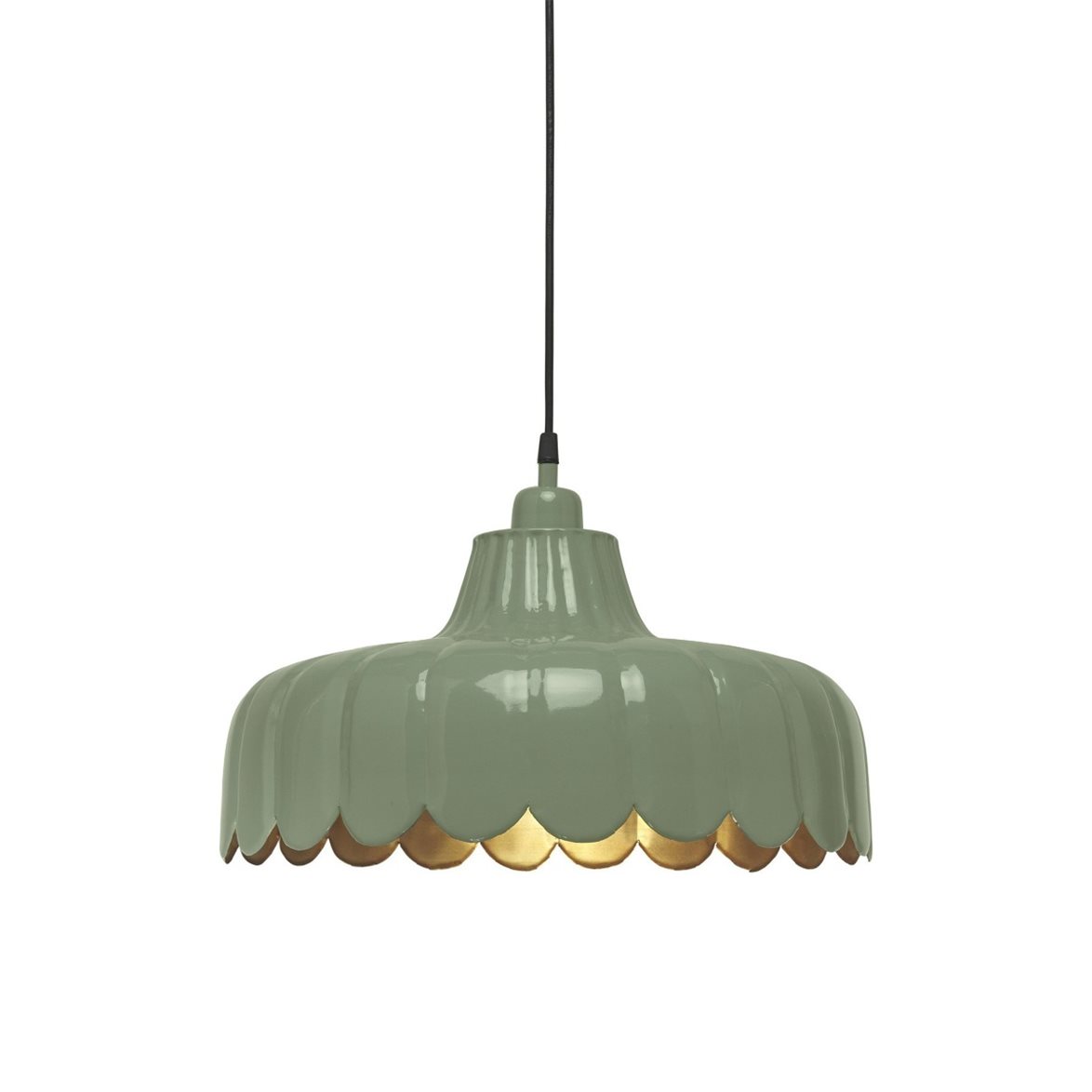 PR Home Wells taklampa Mossa/guld 43cm | Inomhusbelysning - Taklampor - Taklampor hängande | Lampspecialisterna