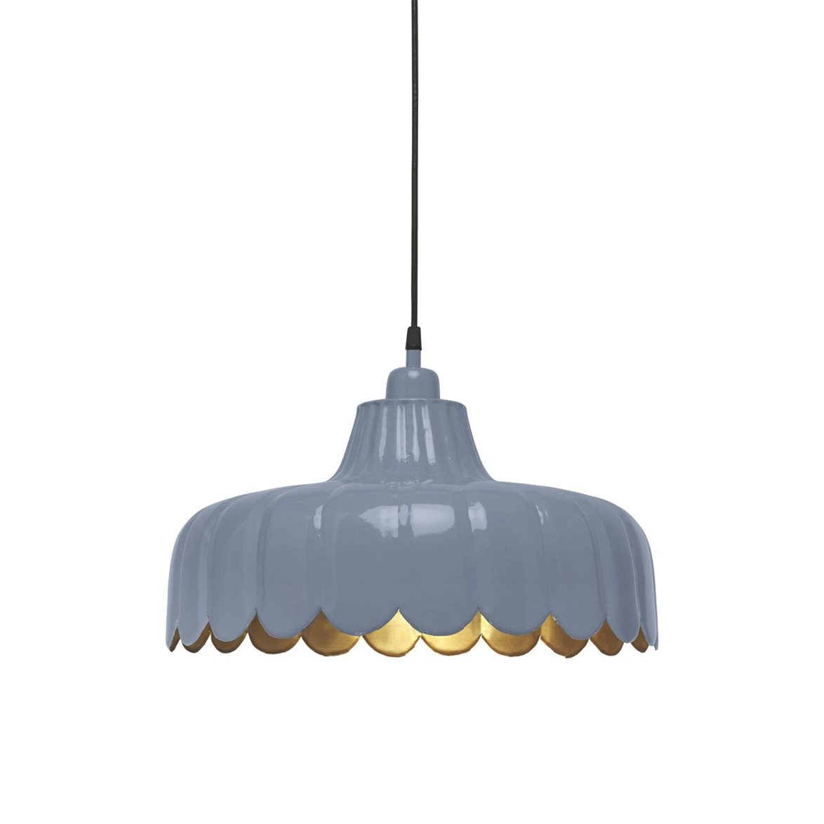 PR Home Wells taklampa Denim/guld 43cm | Inomhusbelysning - Taklampor - Taklampor hängande | Lampspecialisterna