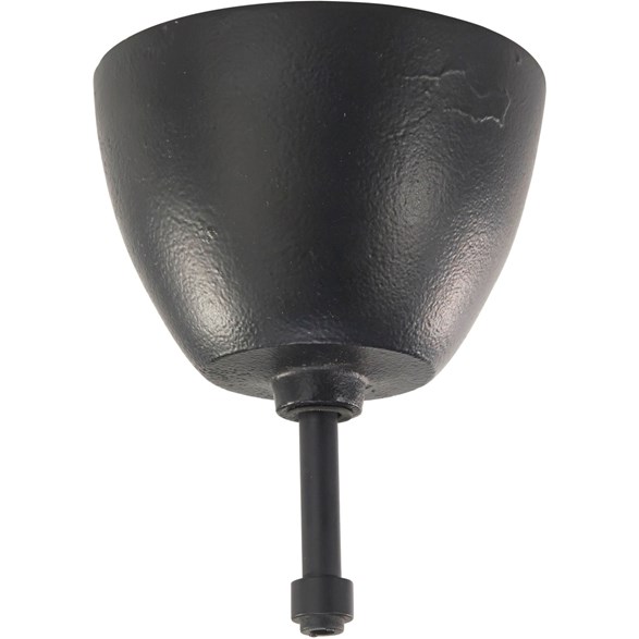 Takkopp Råsvart 12cm