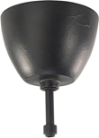 Takkopp Råsvart 12cm