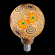 FLOWER GREY globlampa 125mm E27 1,6W 2700K dimbar