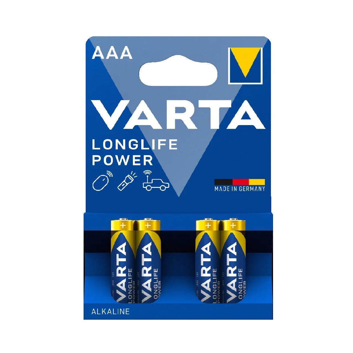 VARTA 4-pack AAA batterier