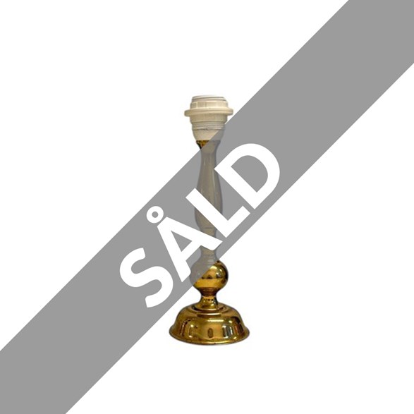 Vintage Mässing Lampfot, 28 cm
