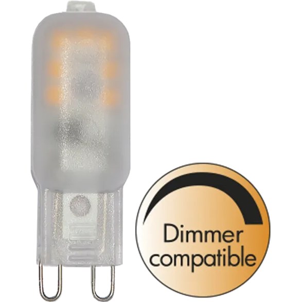 LED-lampa G9 Halo-LED 1.5W, dimbar