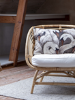 Kuddfodral Swan Brun, 40x60cm