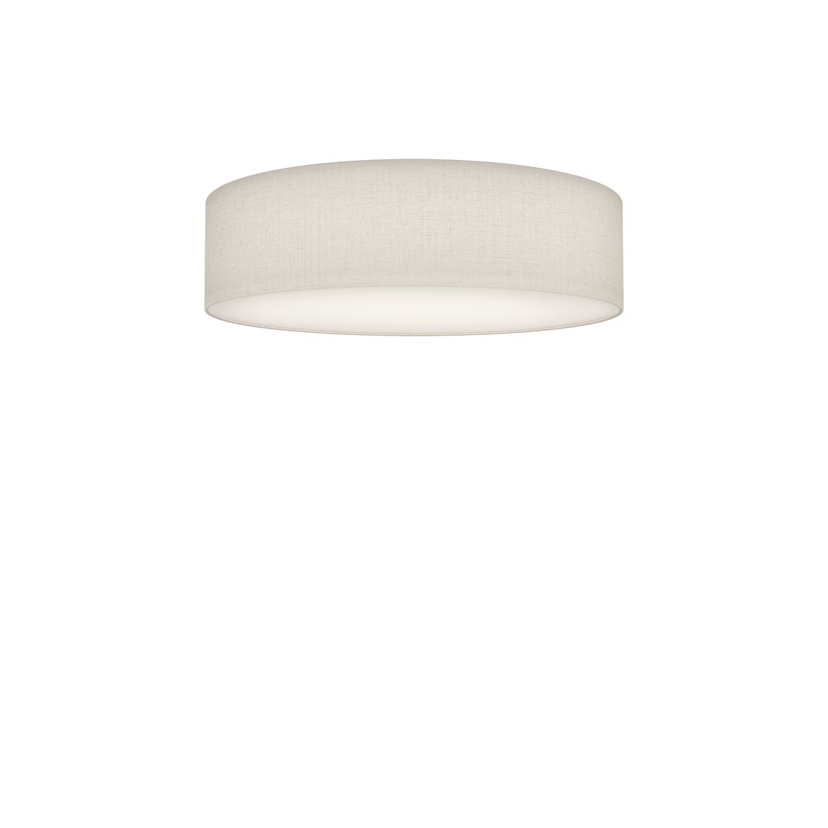 Belid Soft plafond, vit linne 44cm