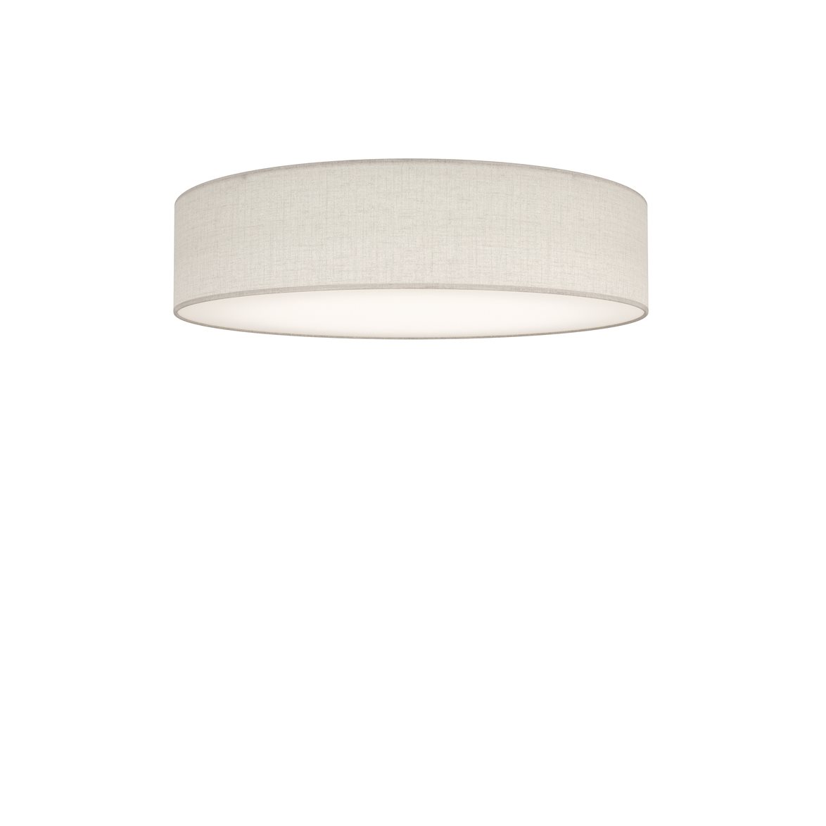 Belid Soft plafond, vit linne 50cm