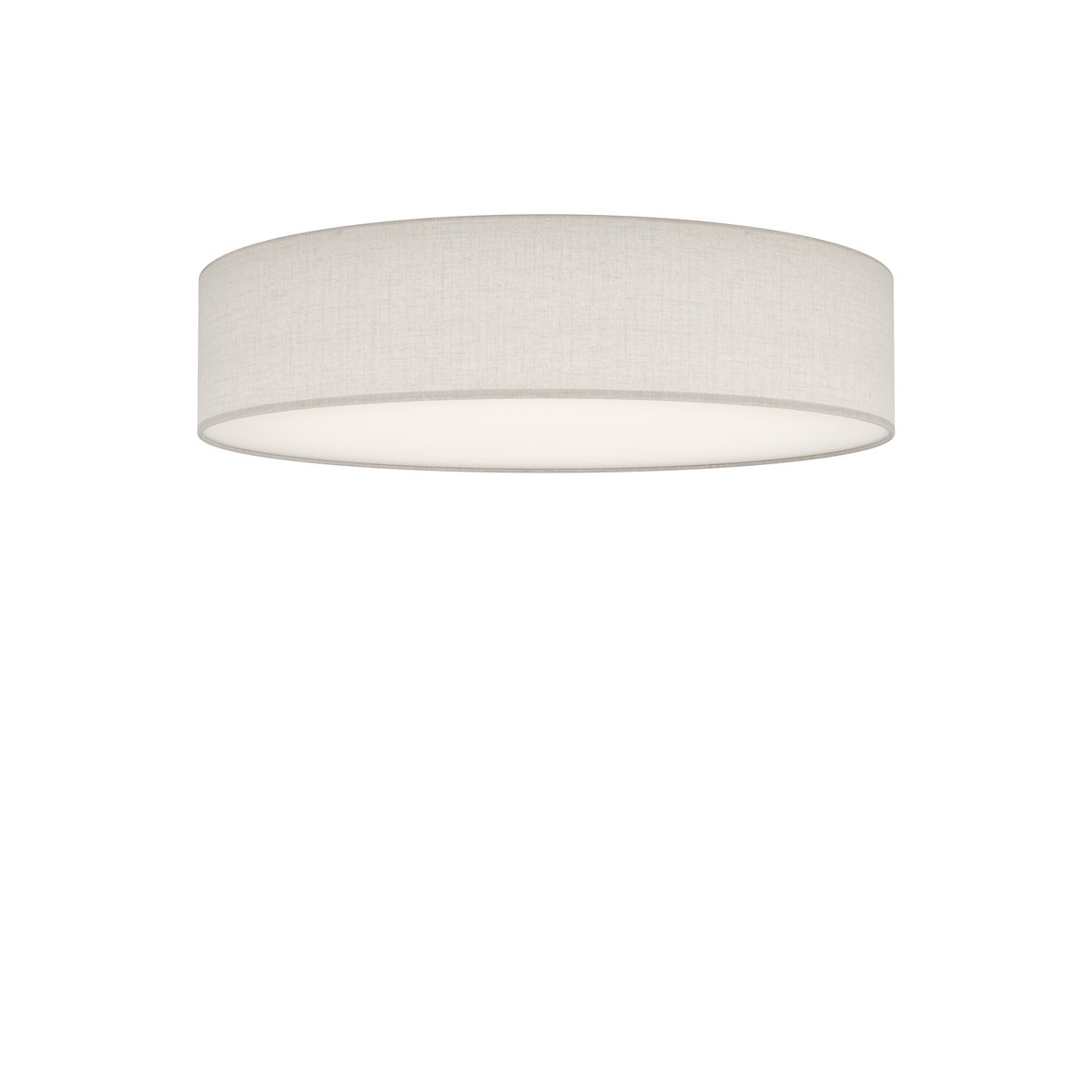 Belid Soft plafond, vit linne 60cm