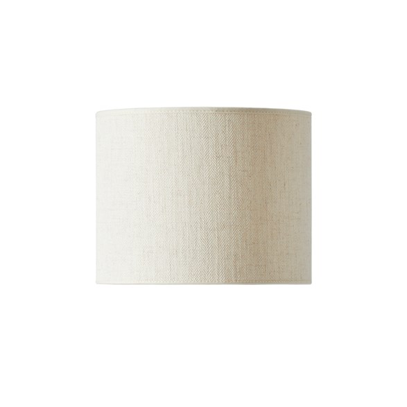Lampshade Qvist Modern Round, 101 Off-White, 25cm