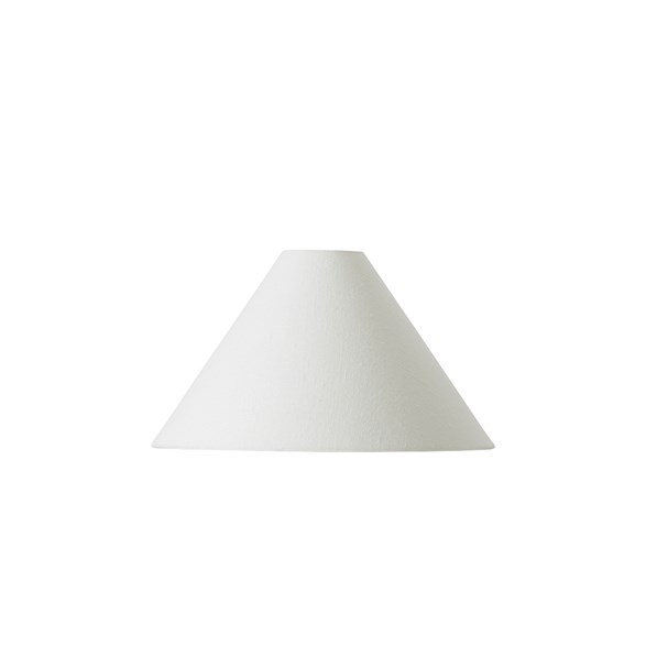 Lampshade Qvist Conical, 102 Linen Off-White, 38cm