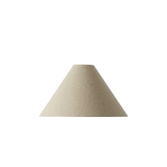 Lampshade Qvist Conical, 102 Linen Natural, 38cm