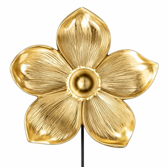 Vägglampa Flower, gold