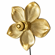 Vägglampa Flower, gold