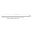 Vrida Zero long, vit 148cm