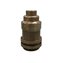Lamphållare E14 antik 2 ringar M10, jordad