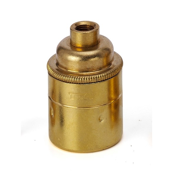 Lamphållare E27 mässing M10