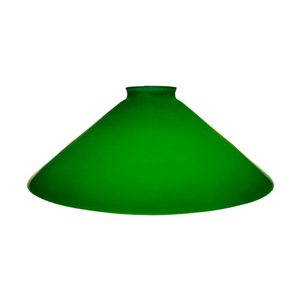 Skomakarskärm flat 250 mm grön