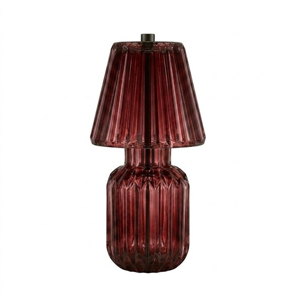 PRISMA glass merlot bordslampa