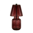 PRISMA glass merlot bordslampa
