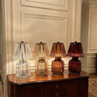 PRISMA glass merlot bordslampa