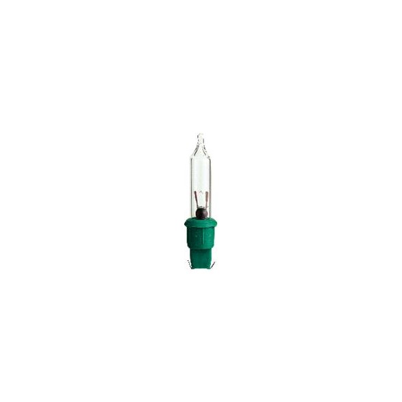 Reservlampa pisello 2,5V 0,25W, grön/klar 5-pack