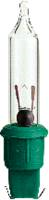 Reservlampa pisello 2,5V 0,25W, grön/klar 5-pack