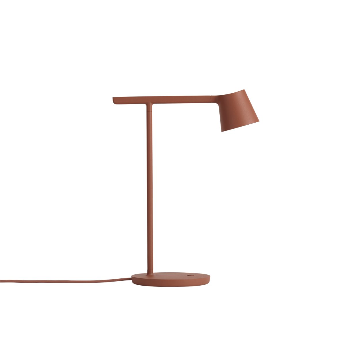 Tip bordslampa, koppar/brun