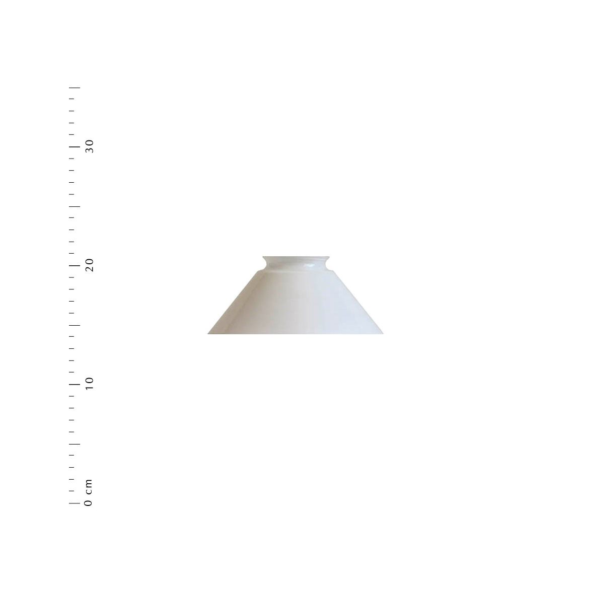 Skomakarskärm 15/60, opalvit