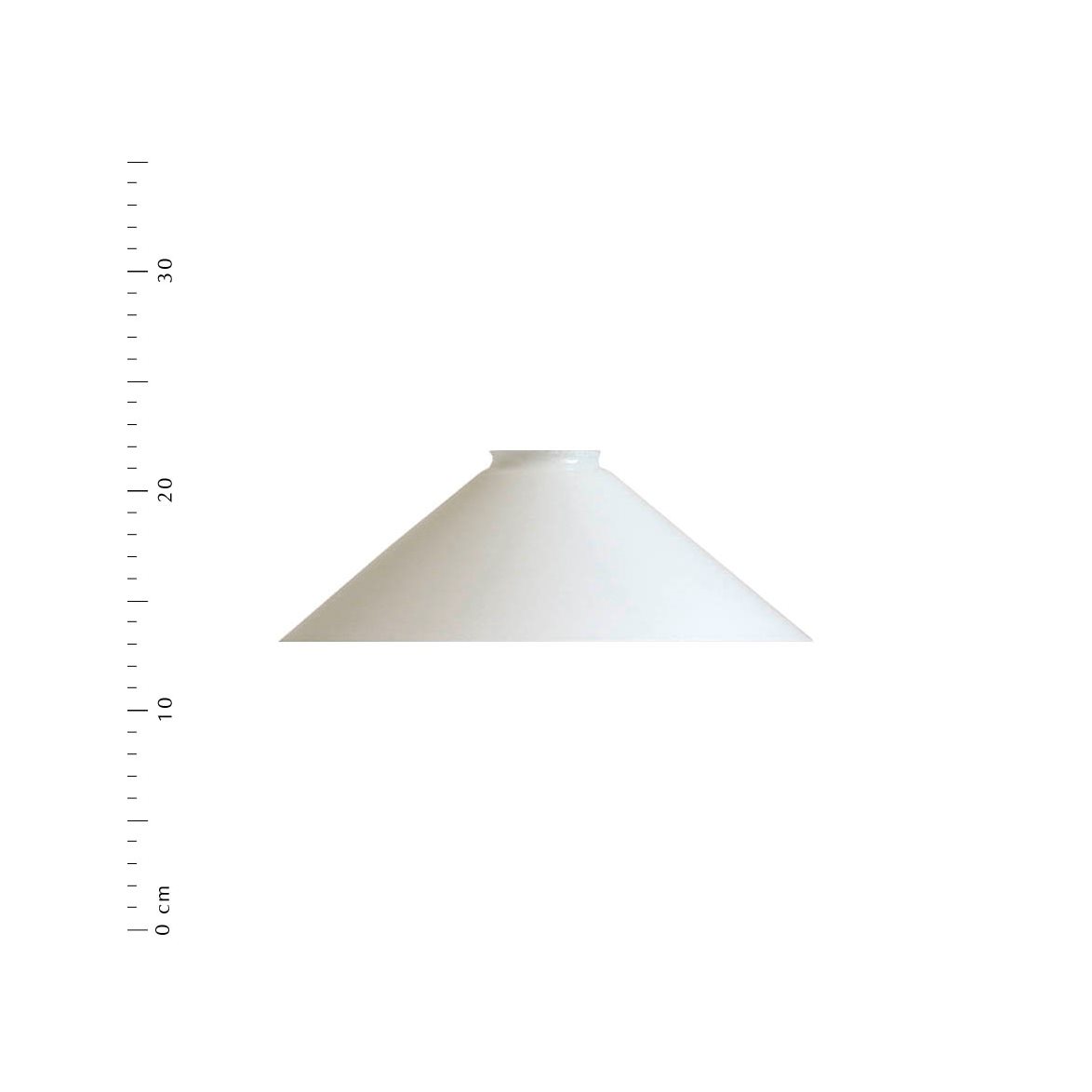 Skomakarskärm 25/60, opalvit