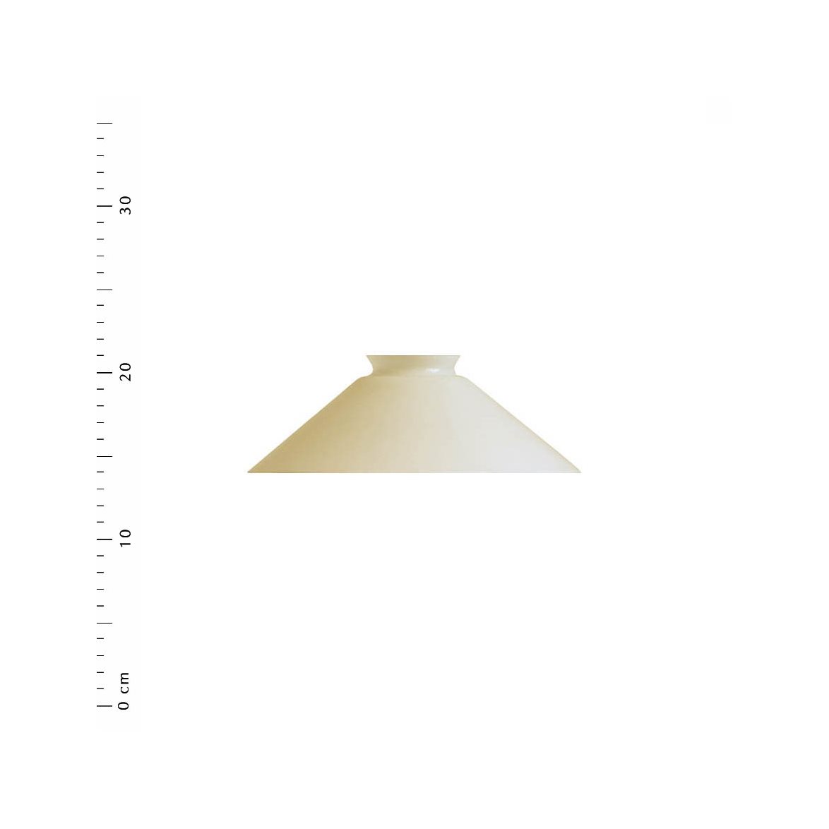 Skomakarskärm 20/60, benvit