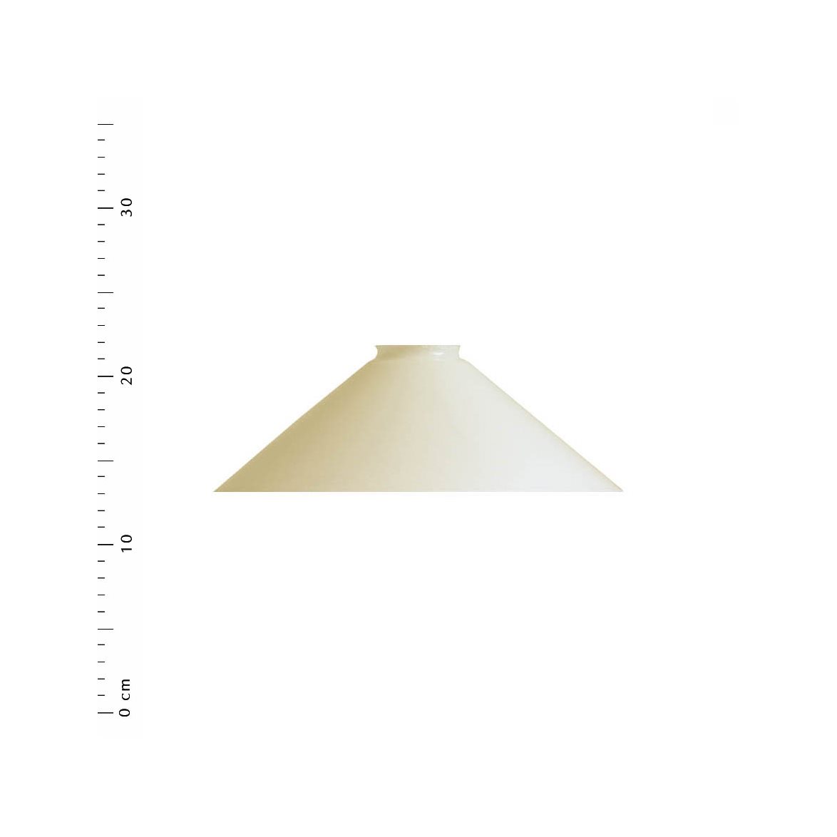 Skomakarskärm 25/60, benvit