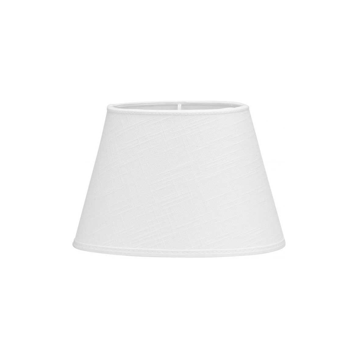 Oval Lin skärm, classico vit 25cm