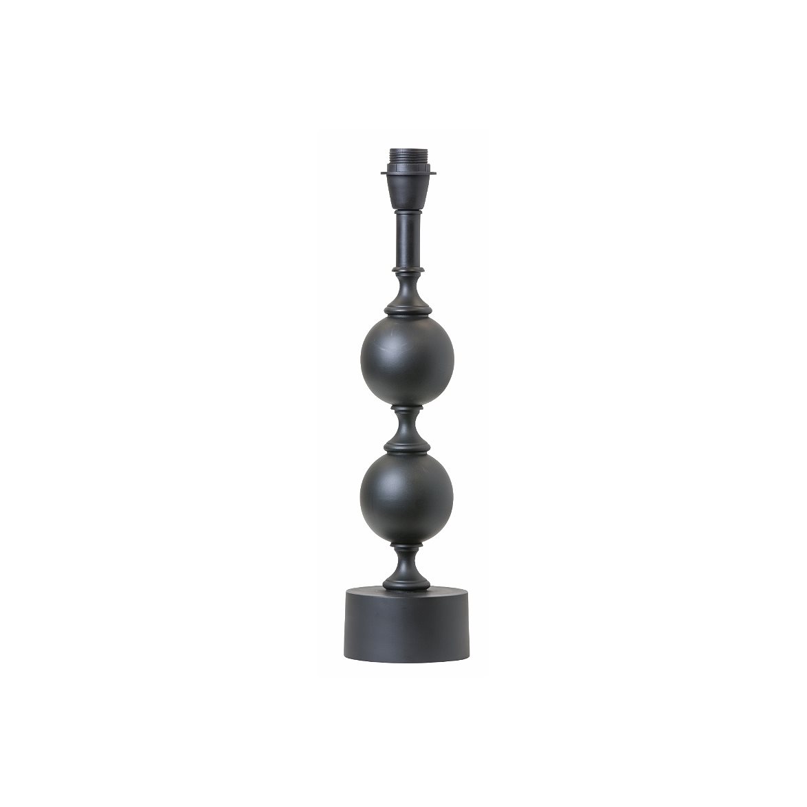 Deborah lampfot large, mattsvart 50cm