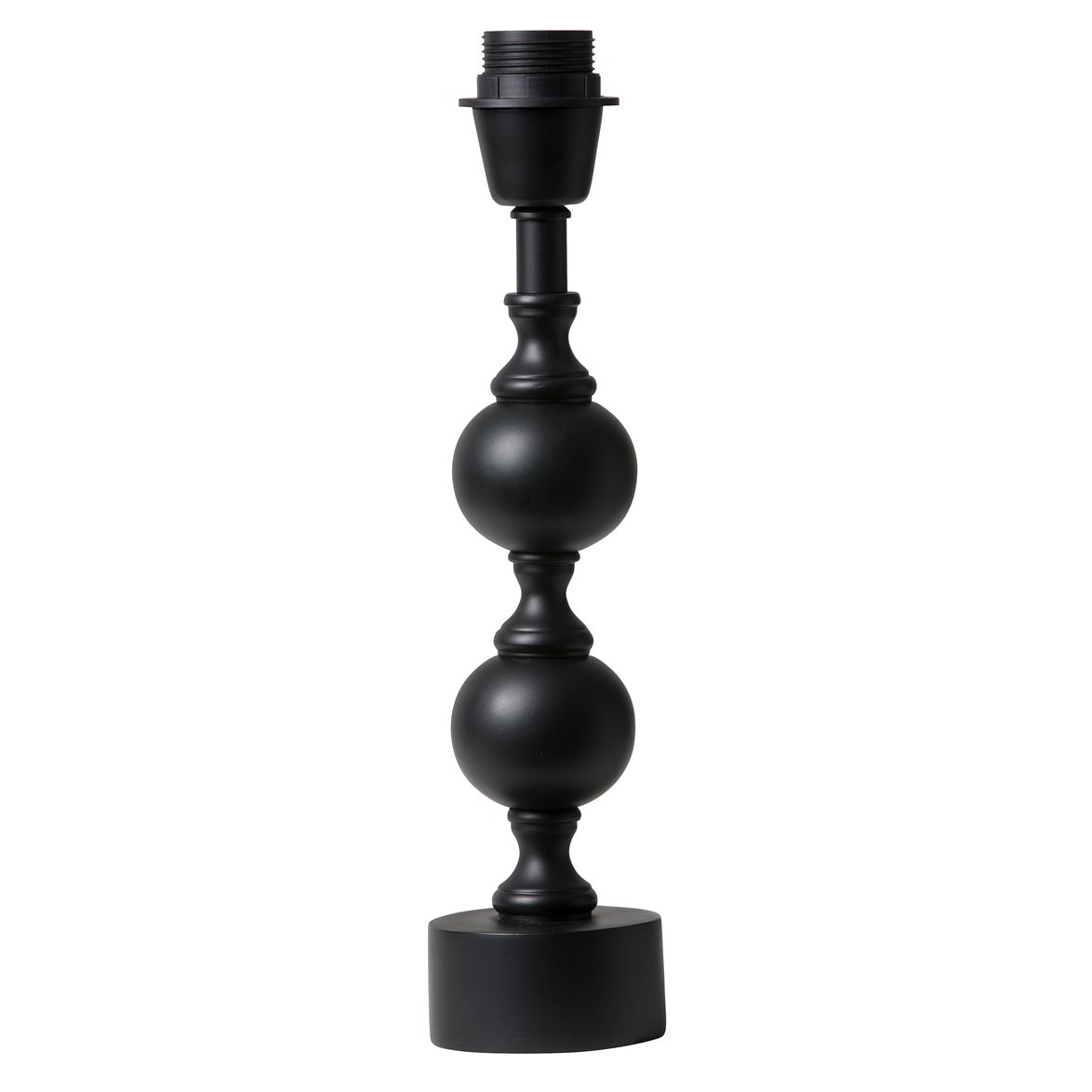 Deborah lampfot, mattsvart 35cm