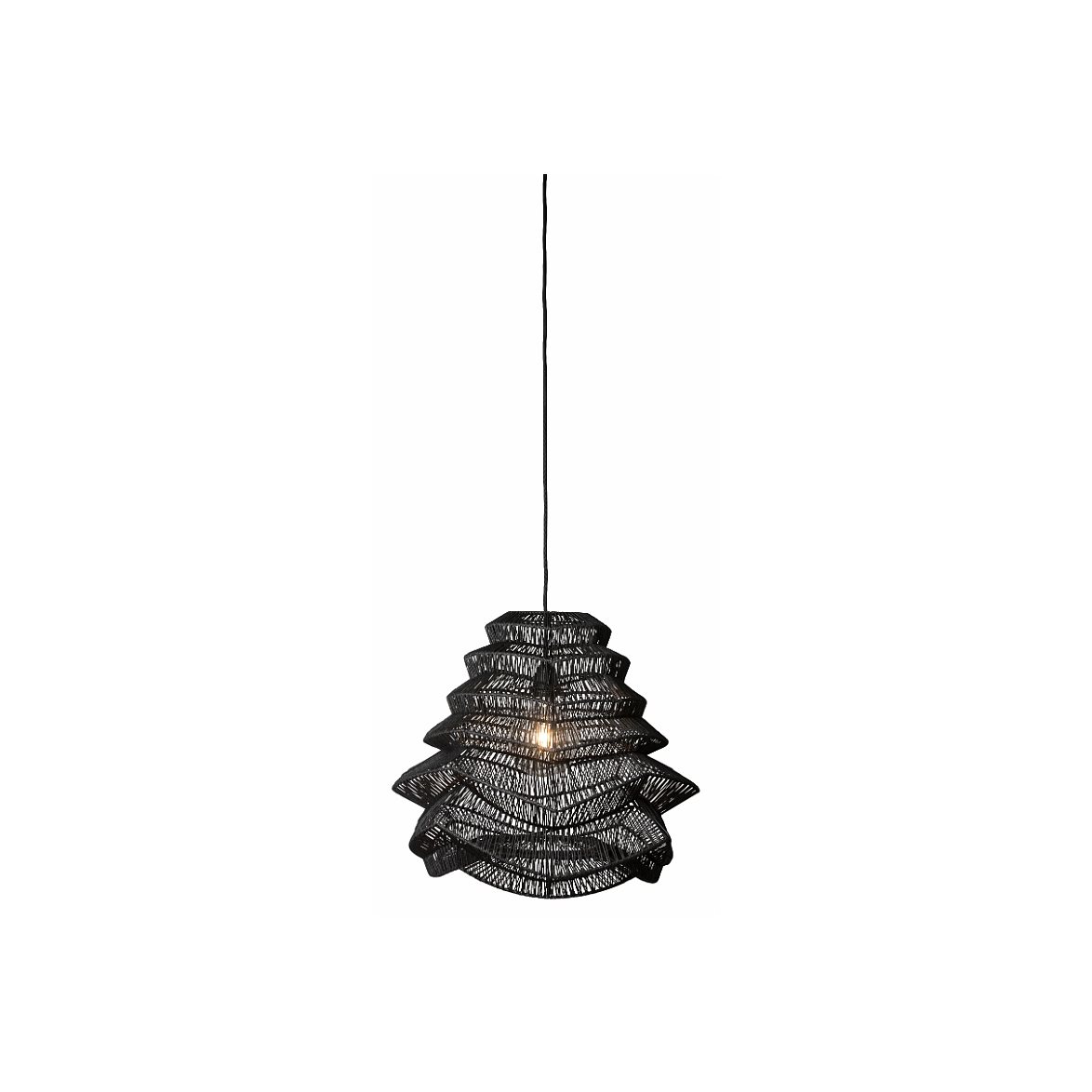 Vilda takskärm, svart 56cm