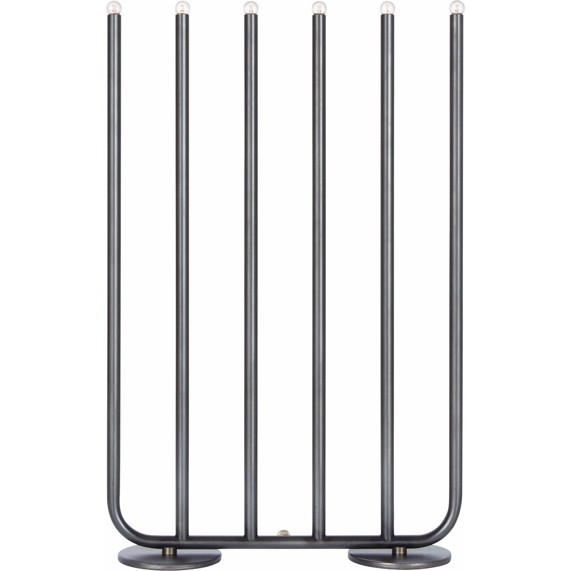 December 6 ljusstake, svartoxiderat järn 50cm